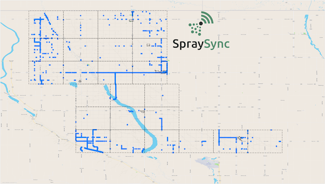 2021 North Dakota Renville County Spray Map